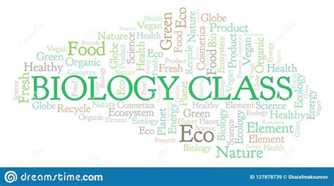 Biology Class Word Cloud Stock Illustration Illustration Of Bubble