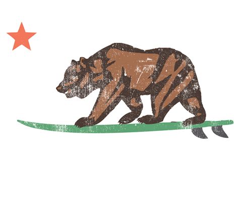 Surfing California Bear Graphic : Marine Layer | California bear, Bear graphic, California style