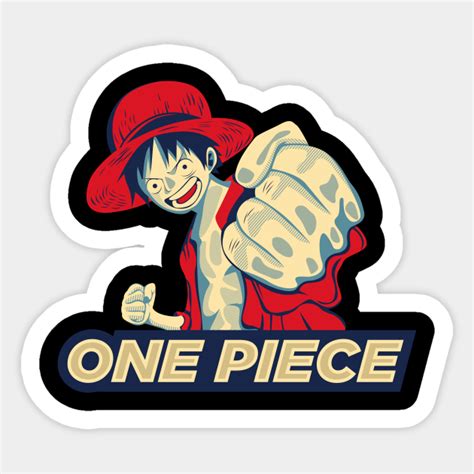 One Piece Mangaluffy Illustration One Piece Anime Sticker Teepublic