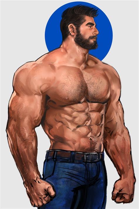 Dopey Drawing Https Twitter Com Yy Best Bodybuilder Animated Man Gay Comics Art