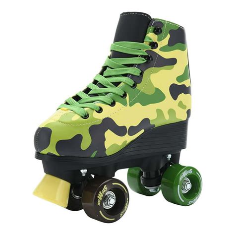 Quad Roller Skates For Girls And Women Size 6 Women Green Camo Outdoor
