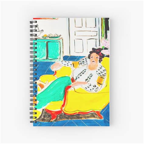 Henri Matisse Woman Seated In An Armchair Spiral Notebook For Sale By Onlymatisseart