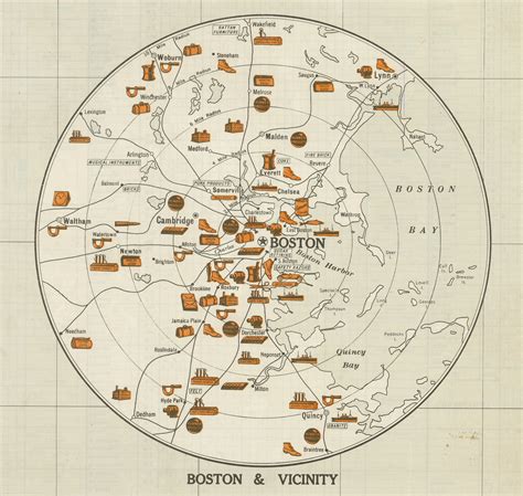 Terrific 1919 Industrial Map Of New England Rare Antique Maps Vrogue
