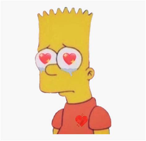 Sad Bart Simpson Easy Drawing Hd Png Download Transparent Png Image