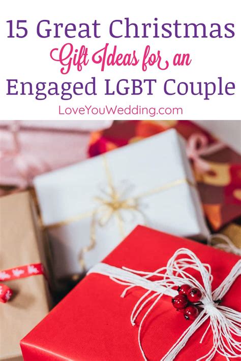Christmas gifts for a new couple. 15 Great Christmas Gifts for an Engaged LGBT Couple