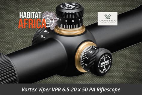 Vortex Viper Vpr 65 20x50 Pa Riflescope Dead Hold Bdc Moa Reticle