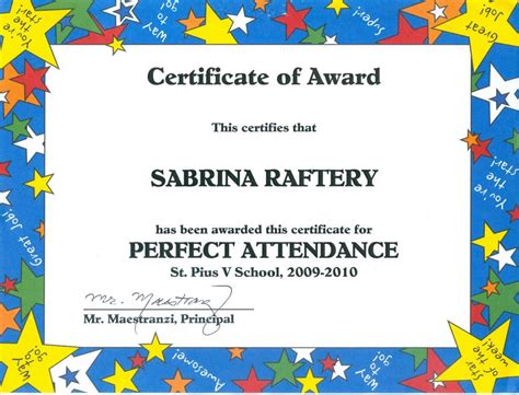 100 Attendance Certificate Template Klauuuudia Regarding Perfect
