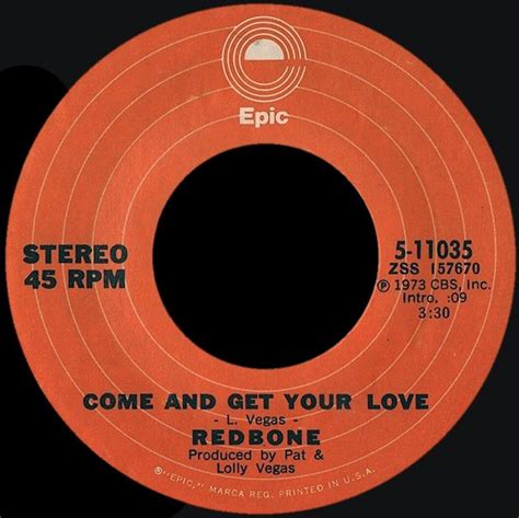 Redbone Come And Get Your Love 1973 Disco Purrfection Version Love