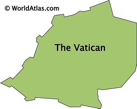 Blank Map Of Vatican Vatican Outline Map Gambaran
