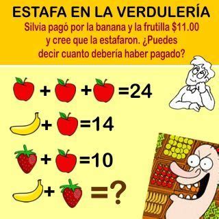 30 second challenge es un tipo de pasatiempo matemático muy particular: Resultado de imagen para ejercicios mentales matematicos para niños | Acertijos matematicos ...