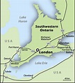 Map London Ontario Canada | System Map