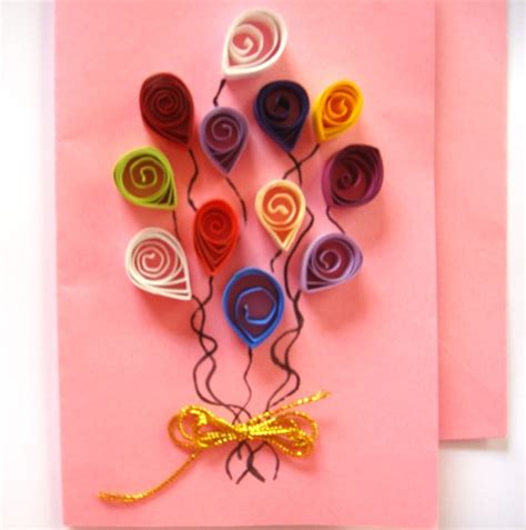Handmade Quilled Birthday Cards Ideas ~ Ideas Arts And Crafts Projects