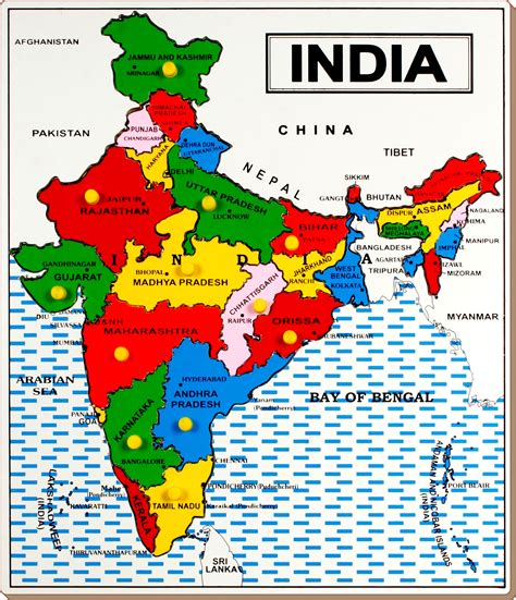 India Map For Kids