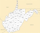 West Virginia Map Of Cities And Towns | Cities And Towns Map