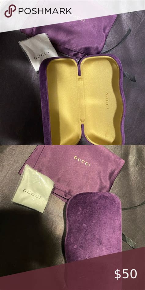 Gucci Velvet Sunglasses Case Sunglasses Case Velvet Gucci