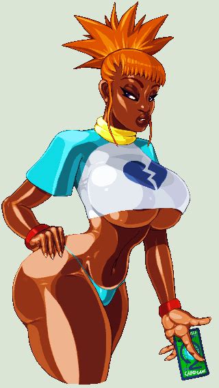 Rule 34 Bimbo Casetermk Covered Nipples Dark Skinned Female Digimon Ebonization Female Huge
