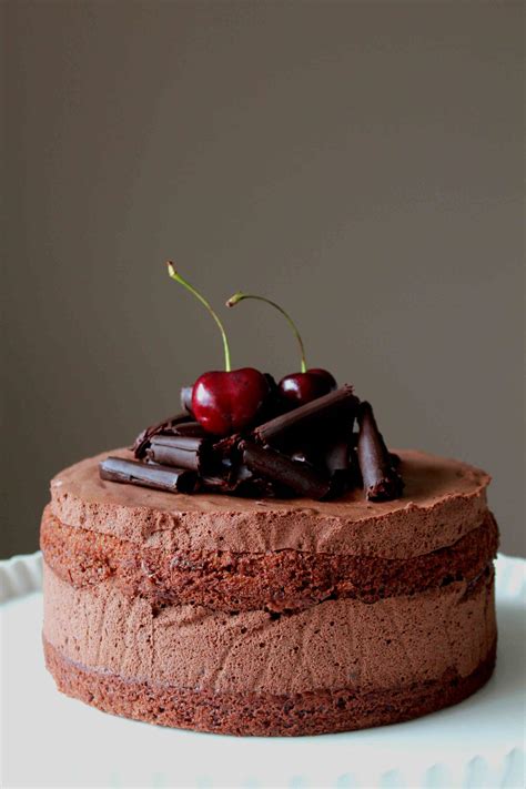 Cherry Chocolate Mousse Cake The Food Pantry