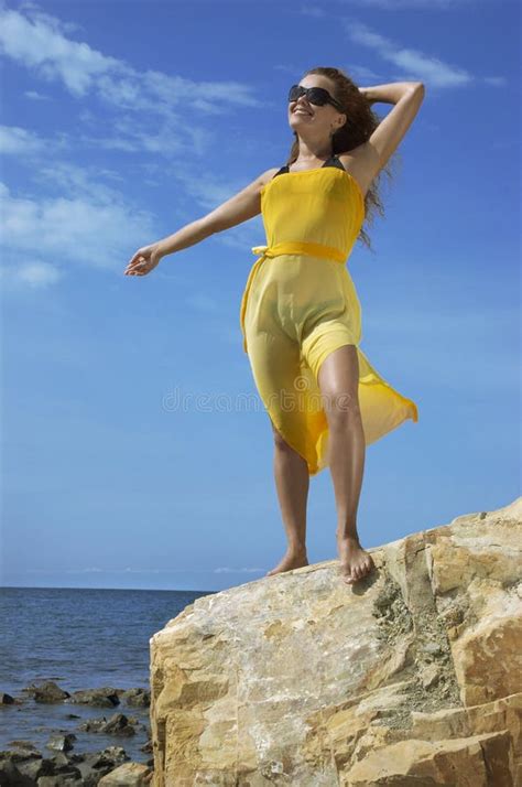 Girl On A Beach Stock Image Image Of Bikini Vacation 7143927