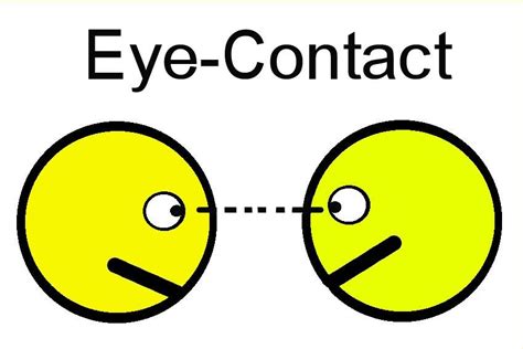 Eye Contact Can Be Awkward