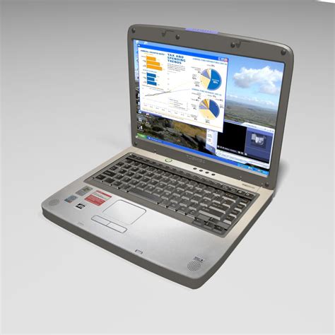 Laptop Gratis 3d Modelos Descargar Free3d
