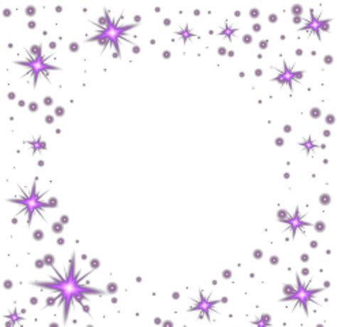 Download Ftestickers Frame Glitter Sparkle Purple