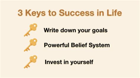 3 Keys To Success In Life That Will Change You In 2018 Life Goals