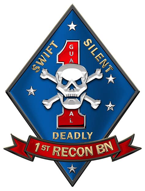 1st Force Reconnaissance Battalion All Metal Sign 12 X 16 North Bay