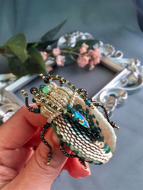Sea Turtle Embroidered Brooch Beaded Jewelry Figural Brooch Etsy
