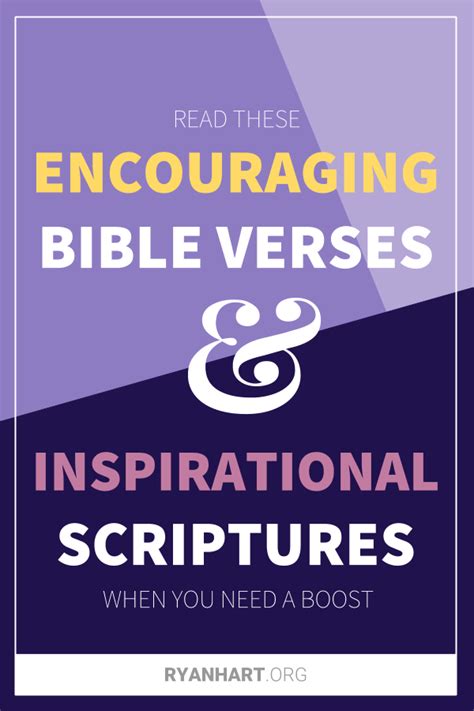 49 Encouraging Bible Verses And Inspirational Scriptures Ryan Hart