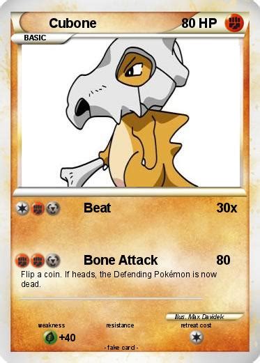 Maybe you would like to learn more about one of these? Pokémon Cubone 37 37 - Beat - My Pokemon Card