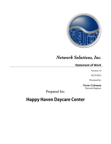 Network Design Proposal Templates At