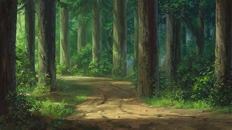 Forest By Andanguyen Scenery Background Fantasy Landscape Forest