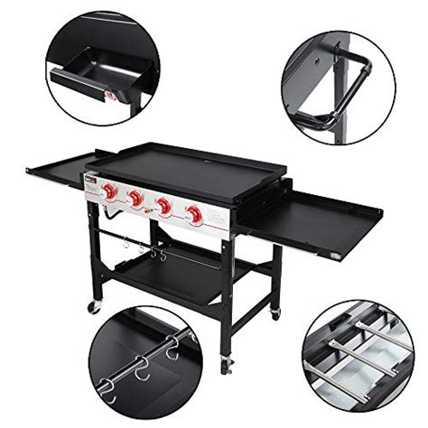 Royal Gourmet Gb4000f 36 Inch Flat Top Gas Griddle 4 Burner Propane