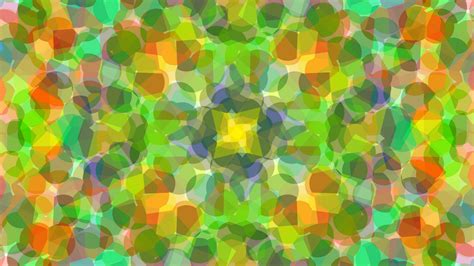 Colors Gradient Green And Orange Shapes Hd Abstract
