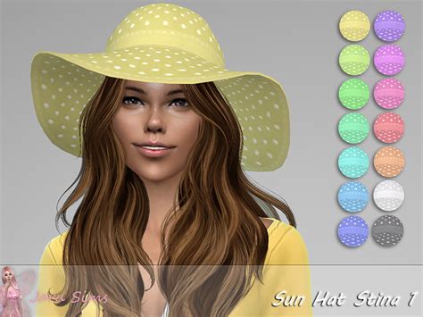 The Sims Resource Sun Hat Stina 1