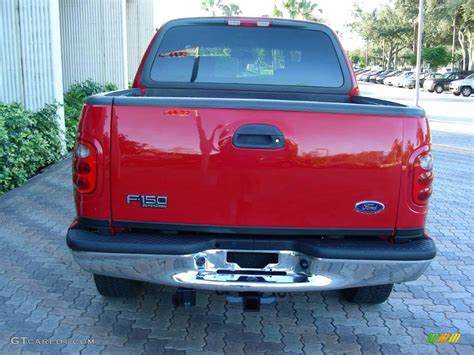 2003 Bright Red Ford F150 Lariat Supercrew 4x4 24148288 Photo 8