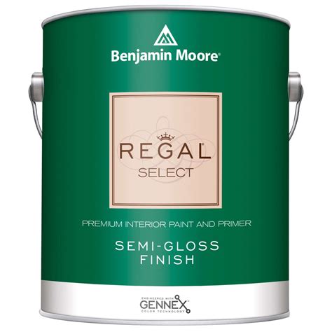 Benjamin Moore Regal Select Semi Gloss White Paint And Primer Interior