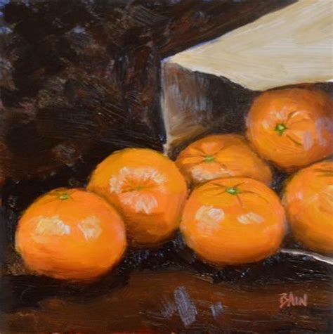 Daily Paintworks Clementines Paper Bag Original Fine Art For