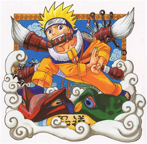 Naruto Uzumaki Artbook By Masashi Kishimoto Link Artbookaddiction