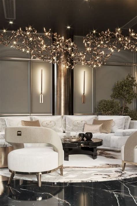 Gaf Design Studio Lighting Inspirations Gold Living Room Decor