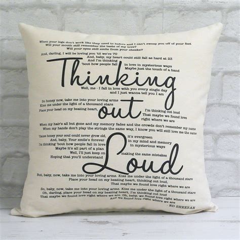 Song Lyrics Cushion Ad Any Song One Of Our Gorgeous Song Lyrics