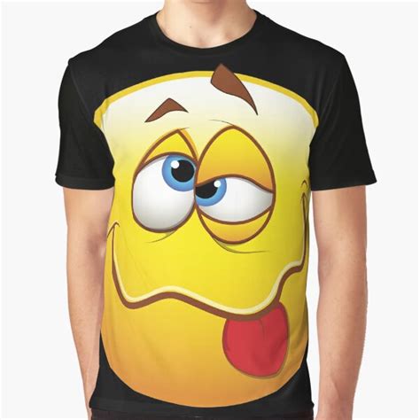 Drunk Smiley Face Emoticon T Shirt By Allovervintage Redbubble