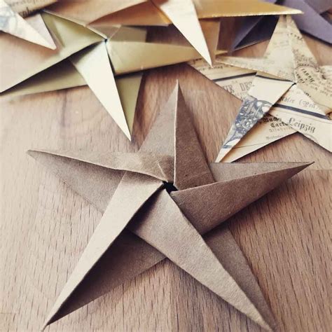 Diy Christmas Ornaments Origami Stars Mycraftchens Diy Christmas