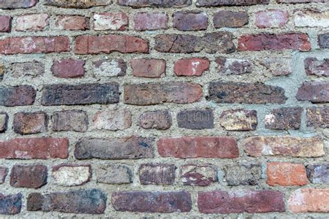 Old Red Brick Wall Texture Background Stock Image Image Of View