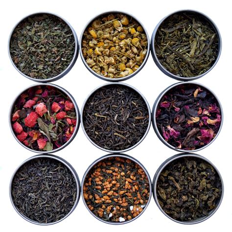 Heavenly Tea Leaves 9 Flavor Variety Pack Loose Leaf Tea Sampler 9