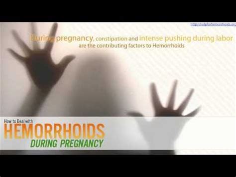 How To Deal With Hemorrhoids During Pregnancy Youtube