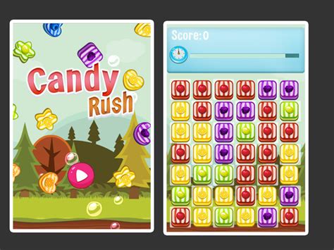 Candy Rush Game Templates