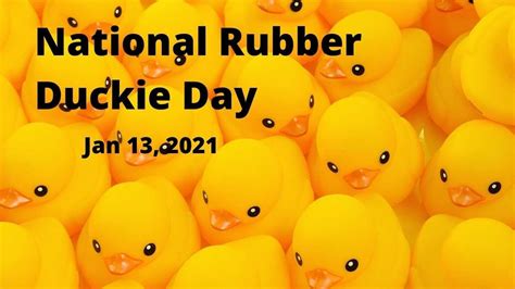 National Rubber Ducky Day Youtube