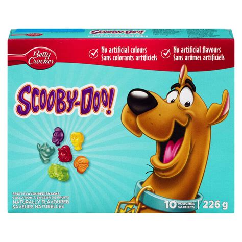 Betty Crocker Fruit Snacks Scooby Doo 10ct 226g 8oz Imported From Canada Ebay