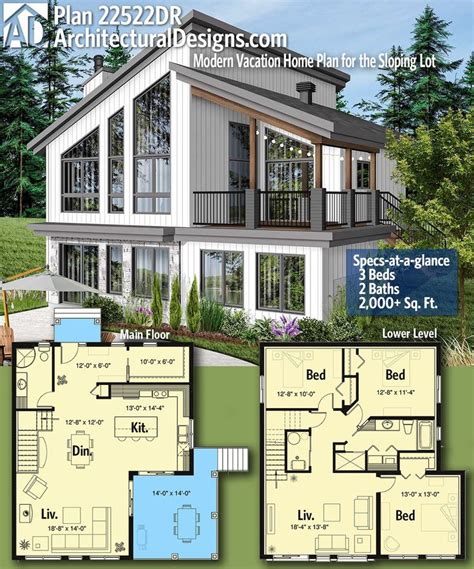 Mountain House Plans For Sloped Lots Get All You Need
